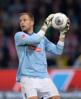Fussball  1. Bundesliga  13/14: Torwart Oliver Baumann (SC Freiburg)