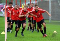 Fussball 1. Bundesliga: Training beim FC Bayern Muenchen