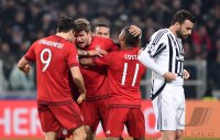 Fussball CHL 15/16 Achtelfinale: Juventus Turin - FC Bayern Muenchen