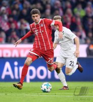 Fussball  1.Bundesliga   Saison 17/18: FC Bayern Muenchen - Hannover 96