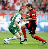 Fussball 1. Bundesliga: Leverkusen - Wolfsburg