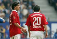 Fussball 1. Bundesliga: Hamburger SV - Bayern, enttaeuscht