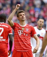 Fussball 1. Bundesliga Saison 21/22: FC Bayern Muenchen - VfB Stuttgart