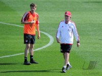 Fussball 1. Bundesliga 11/12: FC Bayern Muenchen Training in Doha