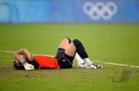 FUSSBALL  Olympia 2008   Halbfinale  Maenner   Nigeria - Belgien