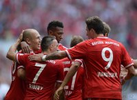 Fussball  1. Bundesliga  13/14: JUBEL Bayern Muenchen