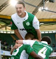 Fussball 1. Bundesliga: Wolfsburg - Duisburg