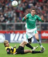 Fussball 1. Bundesliga: Bremen - Dortmund