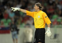 Fussball International  EM Qualifikation:  Sergei Pareiko (Estland)