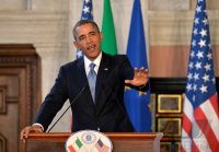 Staatsbesuch; US-Praesident Barack Obama in Rom