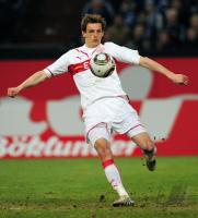 FUSSBALL, 1. BUNDESLIGA, 26. Spieltag: Stuttgart, NIEDERMEIER Einzelaktion