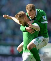 Fussball, 1. Bundesliga  Saison 2013/2014: SV Werder Bremen - Hertha BSC Berlin