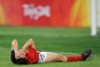 FUSSBALL  Olympia 2008   Viertelfinale  Frauen   Schweden - Deutschland