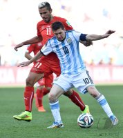 FUSSBALL WM 2014, ACHTELFINALE: Argentinien - Schweiz