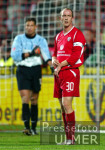 Fussball 1. Bundesliga: Lautern - Bayern, enttaeuschter Basler