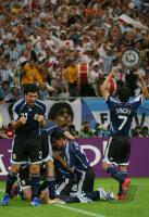Fussball WM 2006: Argentinien - Serbien-Montenegro
