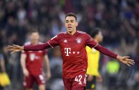 Fussball 1. Bundesliga Saison 21/22: Borussia Dortmund - FC Bayern Muenchen