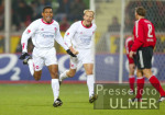 Fussball 1. Bundesliga: Leverkusen - Nuernberg,Jubel und enttaeushcung