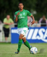 Fussball 1. Bundesliga, Testspiel: Werder Bremen, HYDE am Ball