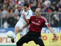 Fussball 1. Bundesliga:  Koller Karlsruher SC  -  1. FC Nuernberg