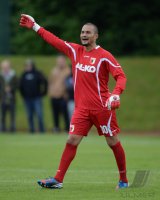 FUSSBALL 1. Bundesliga 2013/2014: Torwart Mohamed Amsif (FC Augsburg)