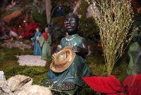 Nicknegerle der Krippe der Weggentalkirche Rottenburg