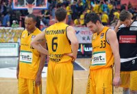Basketball 1. Bundesliga 13/14:  Walter Tigers Tuebingen - Eisbaeren Bremerhaven