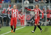 Fussball 1. Bundesliga  Saison 2010/2011: VfL Wolfsburg - FC Bayern Muenchen