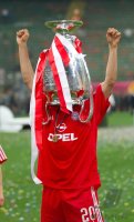 FUSSBALL CHAMPIONSLEAGUE FINALE 2000/2001:  JUBEL Hasan Salihamidzic (FC Bayern Muenchen)
