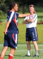 Fussball 1. Bundesliga: Training beim FC Bayern Muenchen