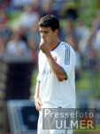 Fussball 1. Bundesliga Ballack ruempft sich an der Nase