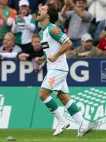 Fussball, 1. Bundesliga: Bremen - Bayern