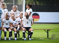 Fussball International Euro 2025,
Mannschaftsfoto Deutsche Frauen Nationalmannschaft
