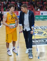 Basketball 1. Bundesliga 15/16 Hauptrunde: Walter Tigers Tuebingen - Crailsheim Merlins