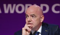 FUSSBALL WM 2022 Eroeffnung Pressekonferenz: FIFA Praesident Gianni Infantino (Schweiz)
