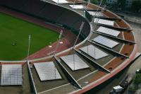 FUSSBALL EM 2008 Luftbild Stadion Letzigrund