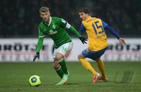 Fussball, 1. Bundesliga  Saison 2013/2014: SV Werder Bremen - Eintracht Braunschweig