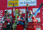 Ski Weltcup Haus - Siegespodest