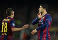 Fussball CHL 14/15 Halbfinale: FC Barcelona - FC Bayern Muenchen