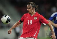 Fussball International  Testspiel:  Martin Harnik (Oesterreich)  am Ball