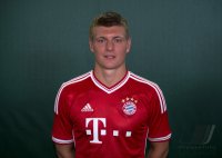 Fussball 1. Bundesliga 2013/2014:  Fototermin beim  FC Bayern Muenchen