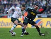 FUSSBALL, 1. BUNDESLIGA, 20. Spieltag: Borussia Moenchengladbach - Werder Bremen