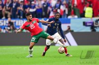 FUSSBALL WM 2022 Halbfinale Frankreich - Marokko