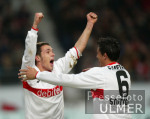FUSSBALL 1. Bundesliga JUBEL VfB Stuttgart
