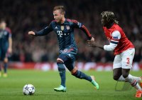 Fussball International CHL Saison 13/14: Arsenal London - FC Bayern Muenchen