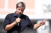 Politik, Wahlkampf Buendnis 90/Die Gruenen: Gruenen Bundesvorsitzender Robert Habeck