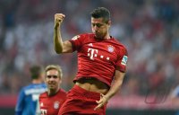 Fussball 1. Bundesliga Saison 2015/2016: FC Bayern Muenchen - Hamburger SV