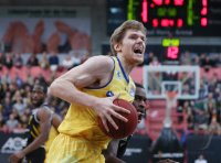 Basketball 1. Bundesliga 17/18 Hauptrunde: Walter Tigers Tuebingen - Basketball Laewen Braunschweig