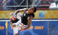 Training of Mexican National Beach Soccer Team