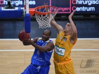 Basketball 1. Bundesliga 14/15 Hauptrunde:  Walter Tigers Tuebingen - Loewen Braunschweig